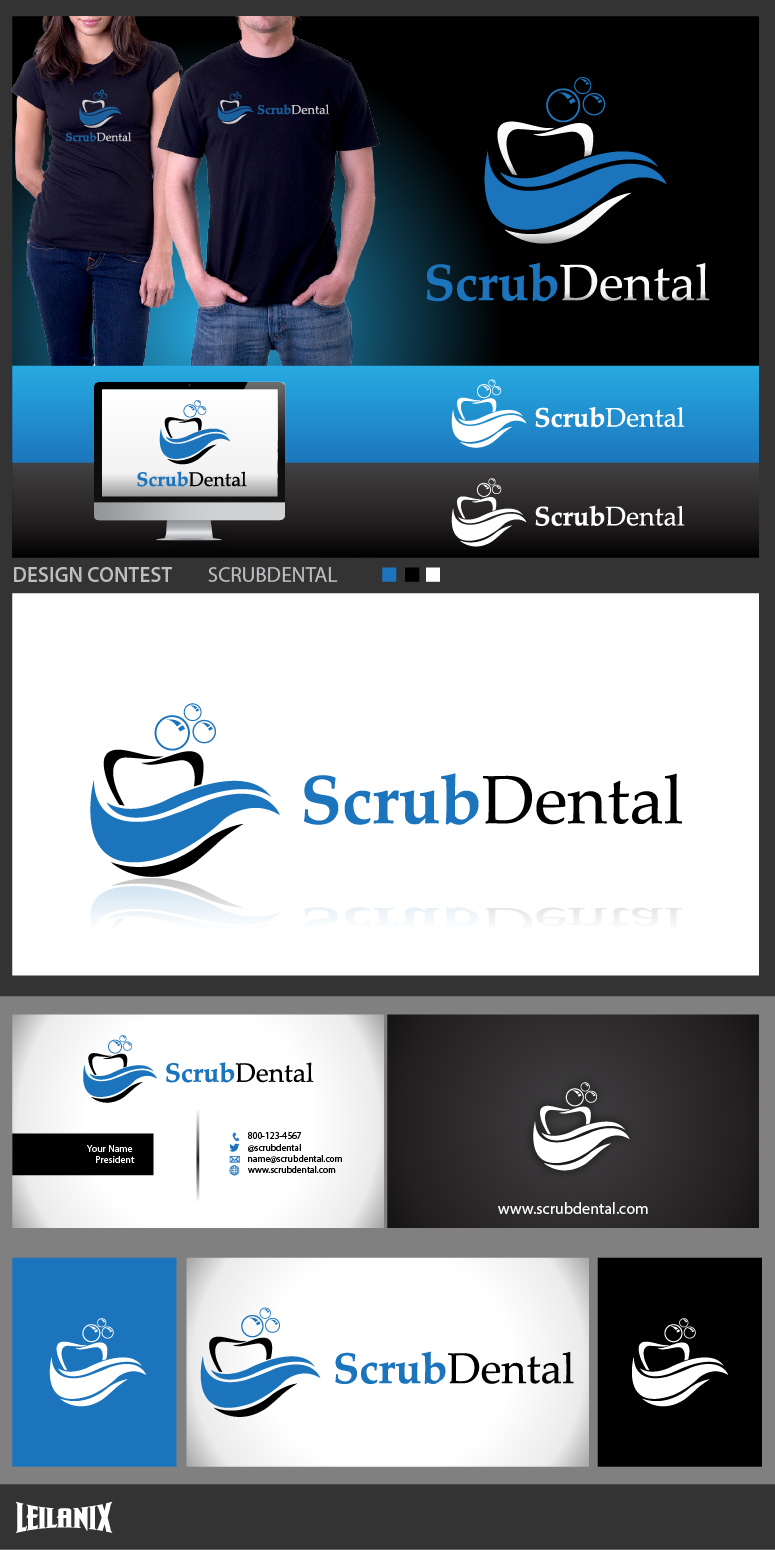 Business Card & Stationery Design for ScrubDental