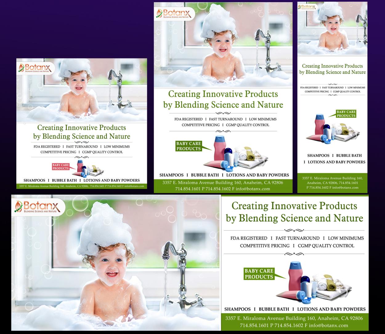 Banner Ad Design for Botanx, LLC