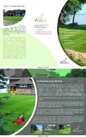 AccuCut Lawn Services entry by k9ideas