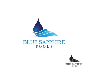 Blue Sapphire Pools entry by alita.design