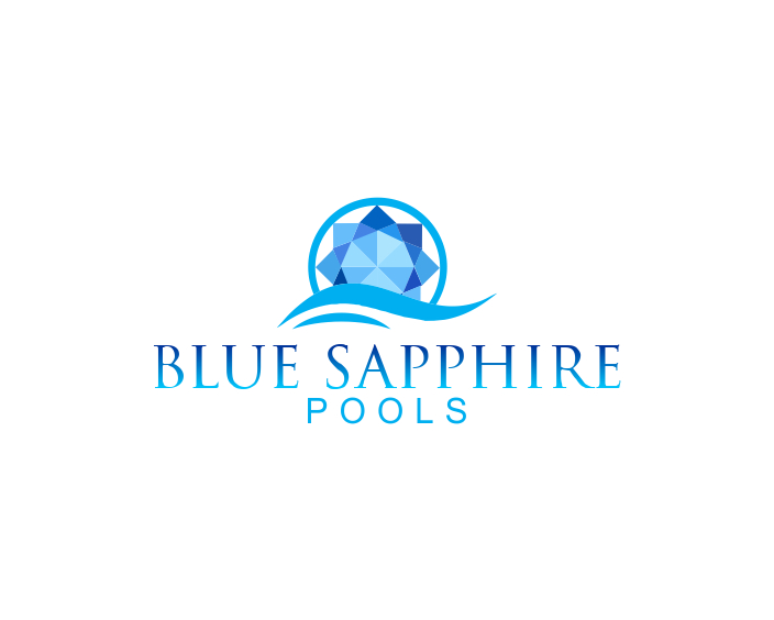Logo Design for Blue Sapphire Pools