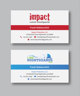www.ImpactMouthguards.com and www.1800nightguards.com entry by athenticdesigner