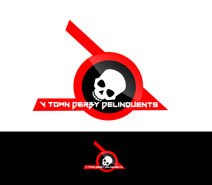 Logo Design entry 990480 submitted by quinlogo to the Logo Design for V Town Derby Delinquents run by sempaidavid