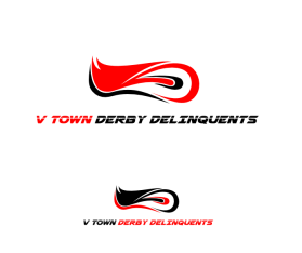 V Town Derby Delinquents entry by quinlogo