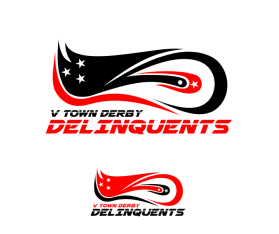 V Town Derby Delinquents entry by quinlogo