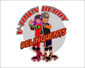 V Town Derby Delinquents entry by RoyalSealDesign