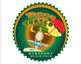 Tipsy Turtle at Barefoot Beach Club entry by Coral