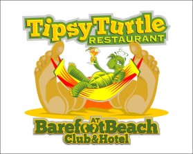 Winning entry: Tipsy Turtle at Barefoot Beach Club entry by RoyalSealDesign