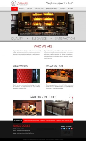 Elegance Upholstery, Inc. entry by webwinner