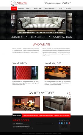 Elegance Upholstery, Inc. entry by webwinner