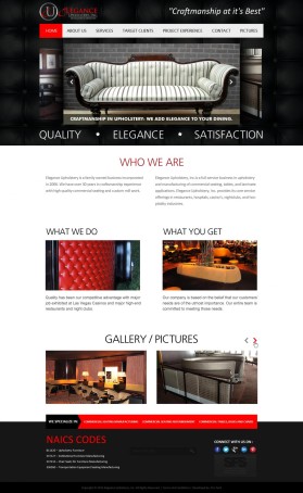 Elegance Upholstery, Inc. entry by webwinner