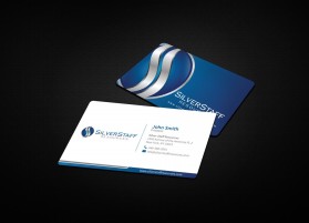 Business Card & Stationery Design entry 1003148 submitted by athenticdesigner to the Business Card & Stationery Design for silverstaffresources.com run by lpaffile