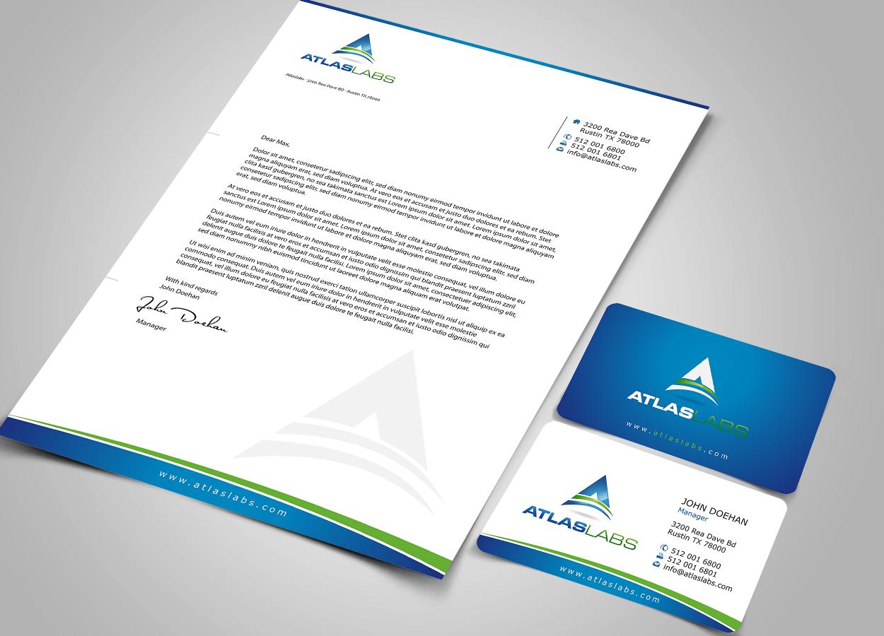 Business Card & Stationery Design for Atlas Labs LLC