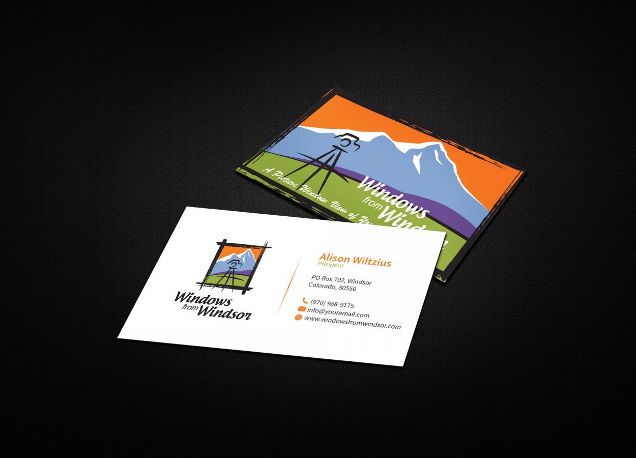 Business Card & Stationery Design for Windows from Windsor LLC