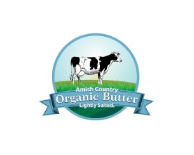 Winning entry: Amish Country Organic Butter entry by Jim Teruel