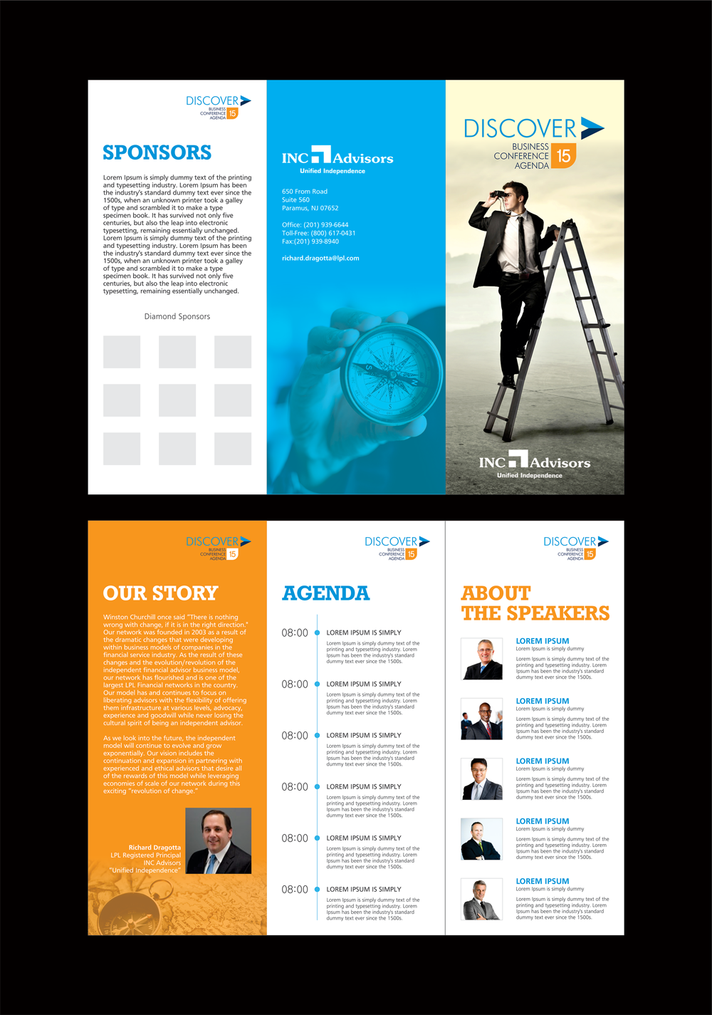 Brochure Design for INC Advisors