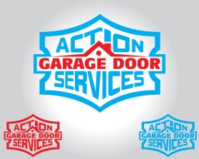 Winning entry: Action Garage Door Services entry by Rikfan