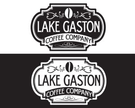 Winning entry: Lake Gaston Coffee Company entry by Mark Brent Atkinson