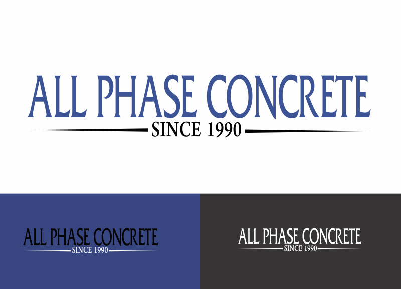 Logo Design for All Phase Concrete