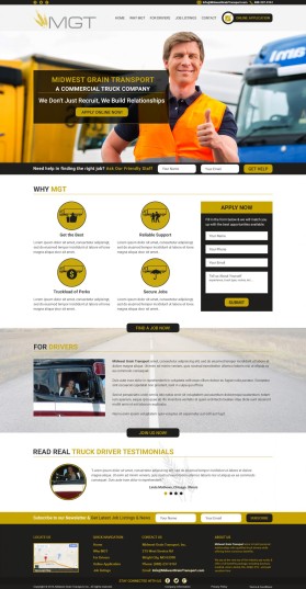 Midwest Grain Transport Inc entry by designcraft