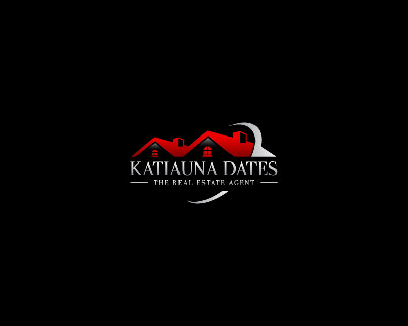 Logo Design for Katiauna Dates The Real Estate Agent