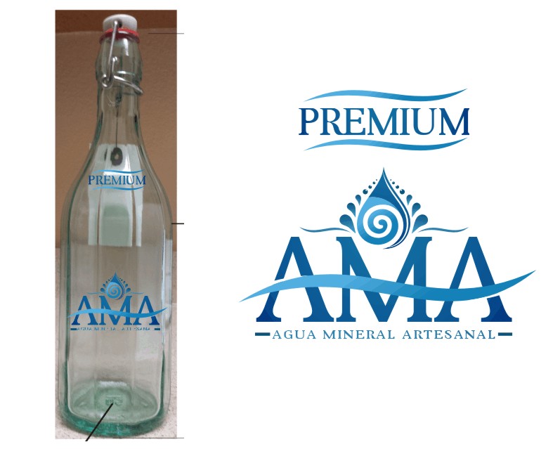 Logo Design for AMA, Agua Mineral Artesanal