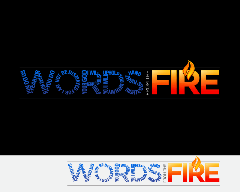 Logo Design for Words from the fire
