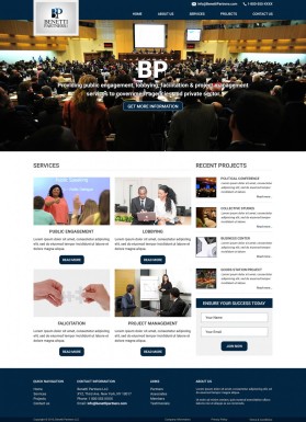 BenettiPartners.com entry by designcraft