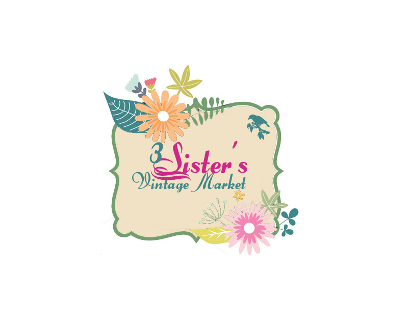 Logo Design for 3 Sisters Vintage Market