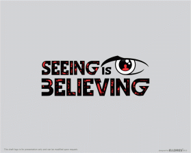 Logo Design entry 1053924 submitted by wonchu to the Logo Design for Seeing Is Believing run by Danville