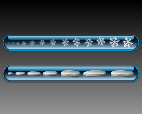 Stepping Stone and Snowflakes entry by Yurie