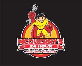 McQuerry's 24 Hour Heating &amp; Air Conditioning entry by ArtDevil