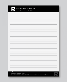 Roopen Parekh, Esq. entry by athenticdesigner