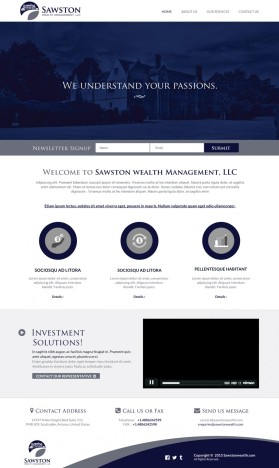 www.sawstonwealth.com entry by thelogodesigns
