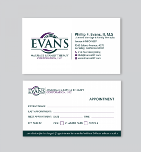 Evans Marriage &amp; Family Therapy Corporation, Inc. entry by athenticdesigner