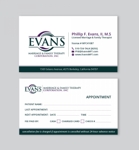Evans Marriage &amp; Family Therapy Corporation, Inc. entry by athenticdesigner