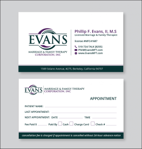 Evans Marriage &amp; Family Therapy Corporation, Inc. entry by athenticdesigner