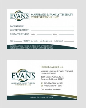 Evans Marriage &amp; Family Therapy Corporation, Inc. entry by skyford412