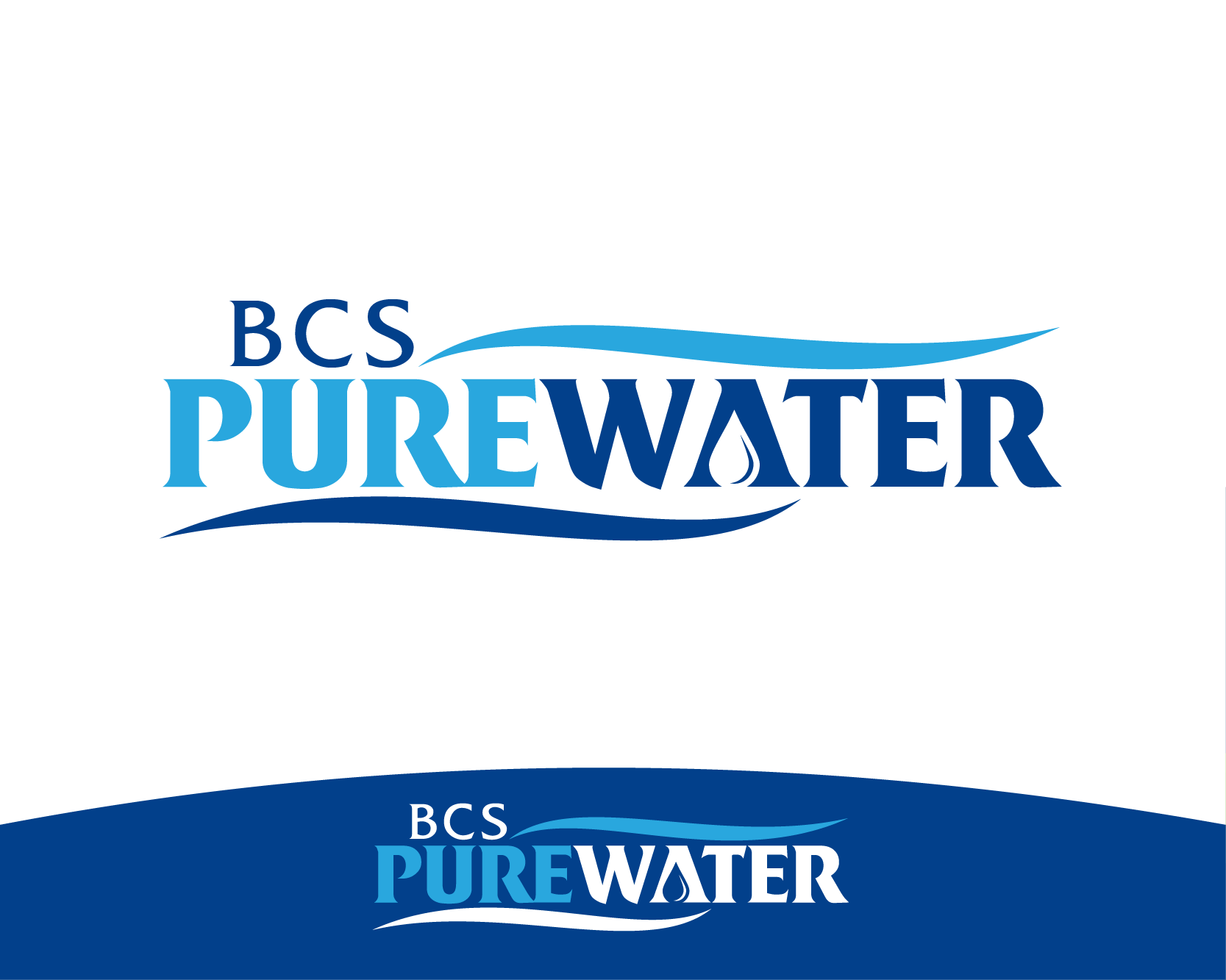 Logo Design for BCS Pure Water
