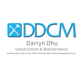 DDCM ( Darryn Dhu Construction &amp; Maintenance ) entry by OccPassion