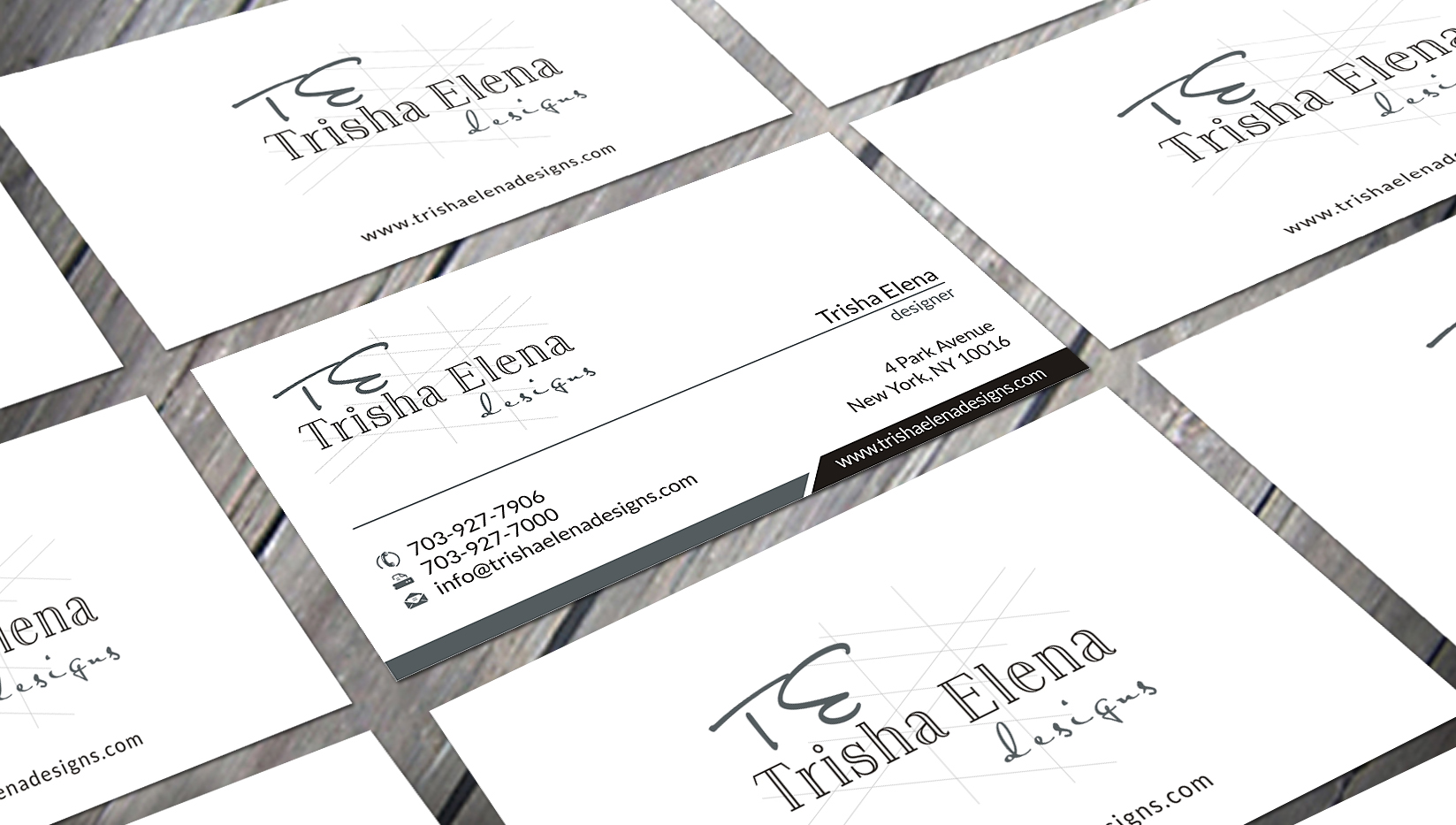 Business Card & Stationery Design for Trisha Elena Designs