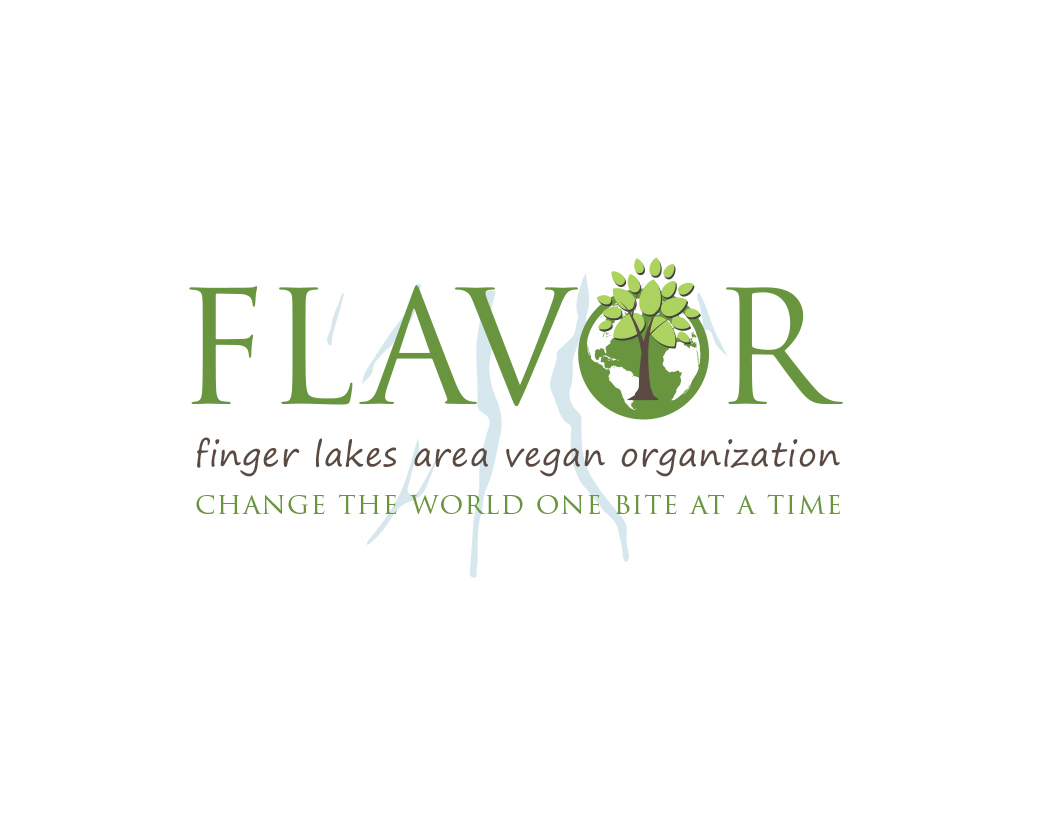 Logo Design for Finger Lakes Area Vegan Organization (FLAVOR)