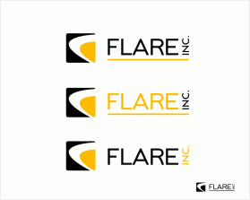 Flare Inc - The "inc" could be dropped from the logo design if needed. entry by artrage