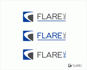 Flare Inc - The "inc" could be dropped from the logo design if needed. entry by artrage