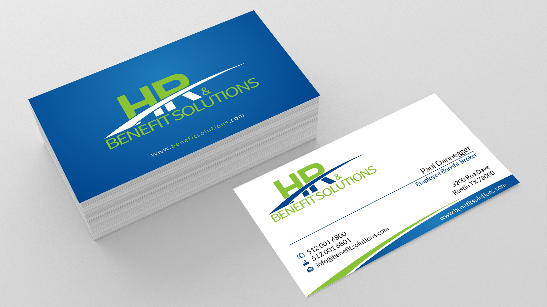 Business Card & Stationery Design for HR & Benefit Solutions