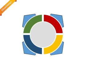 Create a Simple Icon that Captures Four Graphics entry by Ethan