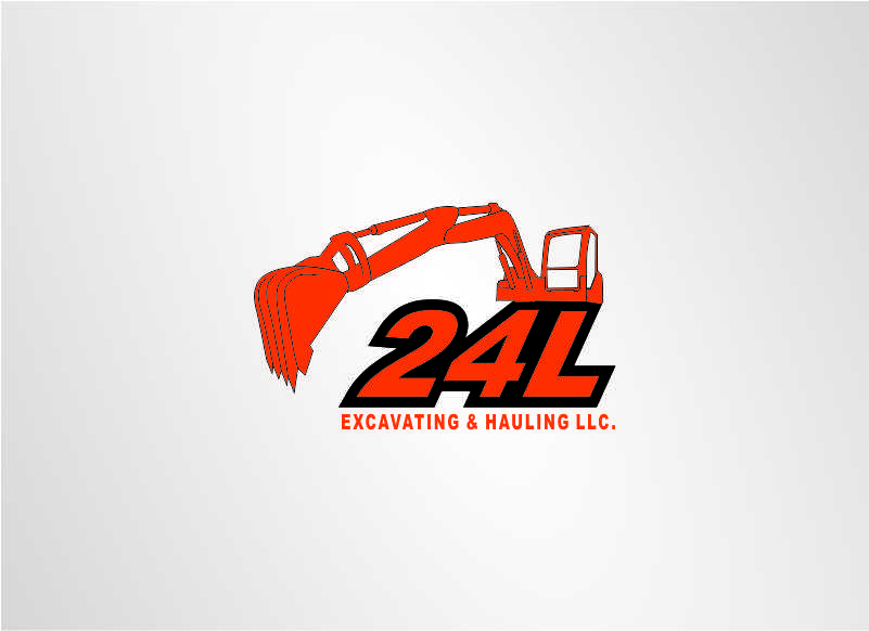 Logo Design for 24L Excavating &amp; Hauling LLC.
