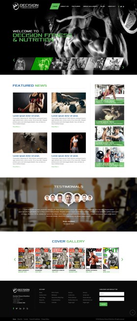 Decision Fitness &amp; Nutrition entry by pink