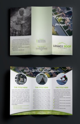 Legacy Roof Systems - Trifold Sales Brochure entry by 25