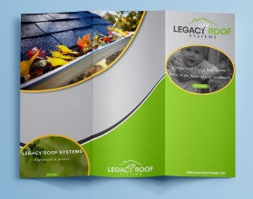Legacy Roof Systems - Trifold Sales Brochure entry by jonny2quest